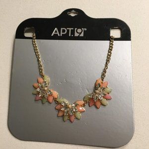 Sold-Apt.9 Rhinestones necklace